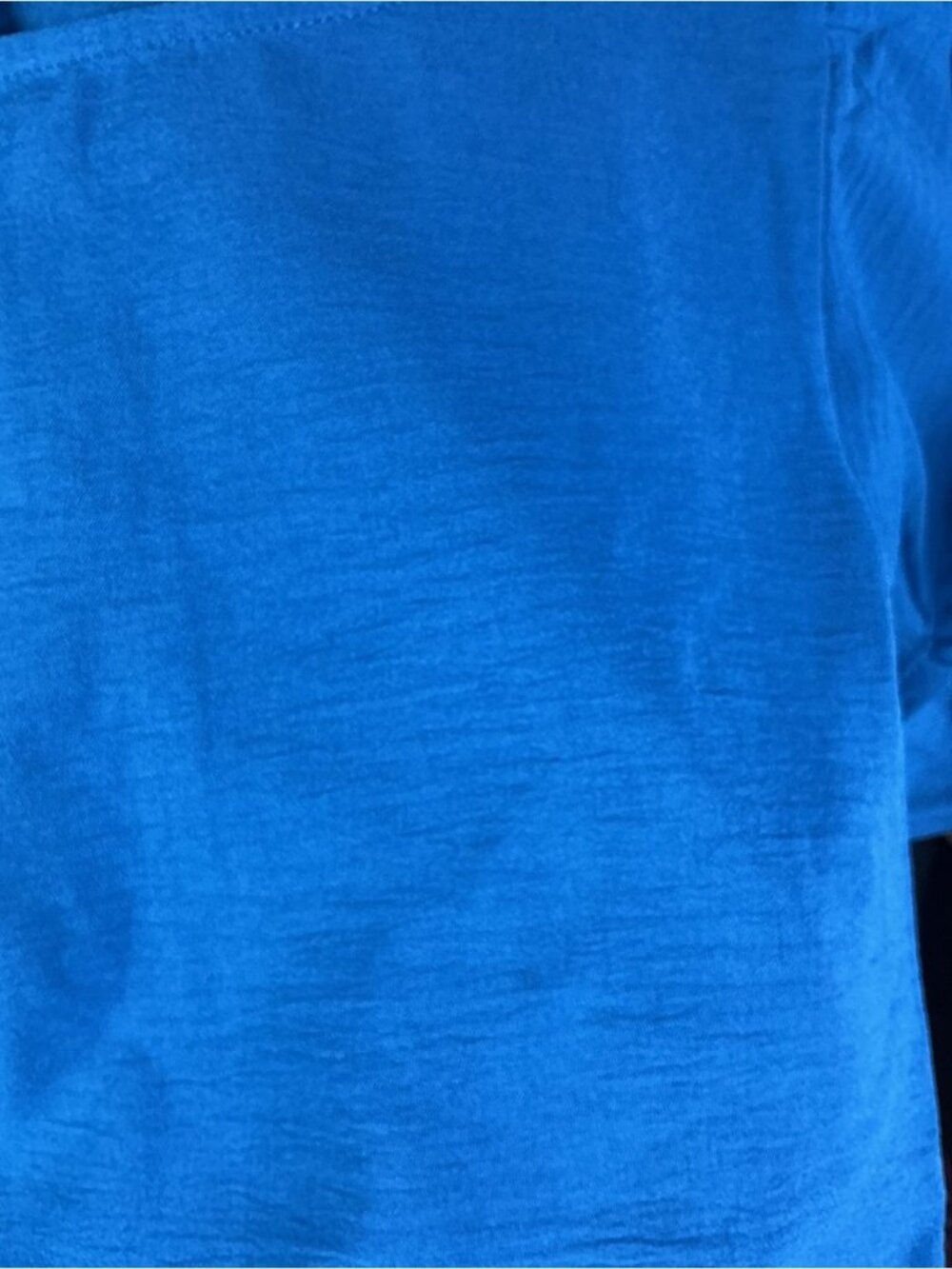 ⭐ Blue Ruffle Sleeve Blouse Flowy Lightweight Casual Chic Top - Medium (M) - Picture 6 of 11